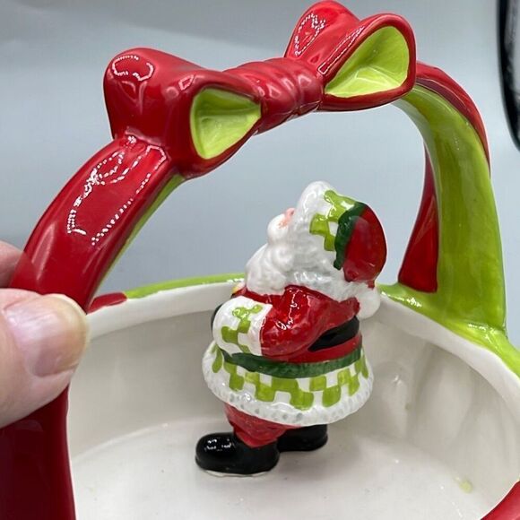 Fitz and Floyd 2008 Holiday cheer basket - Picture 11 of 11